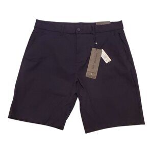 NWT KENNETH COLE SZ 36 Men's Active Tech Chino Slim Fit Shorts in Black